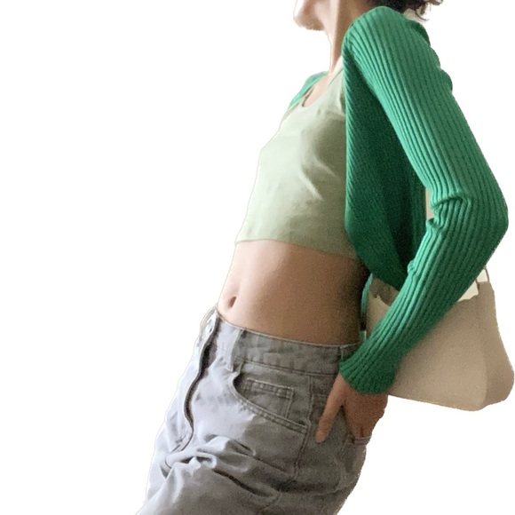 Green Cardigan - Picture 1 of 2